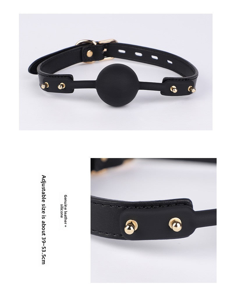 SM Props Sex Oral Ball Female M Training Deep Throat Oral Bite Ring Forced Mouth Opening Bone Silicone Mouth Gag Cat Whiskers Mouth Shackle