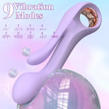 Soft Vibrator Dual Vibrator Insertion G-Spot Masturbator for Women Adult Sex Toys Customizable