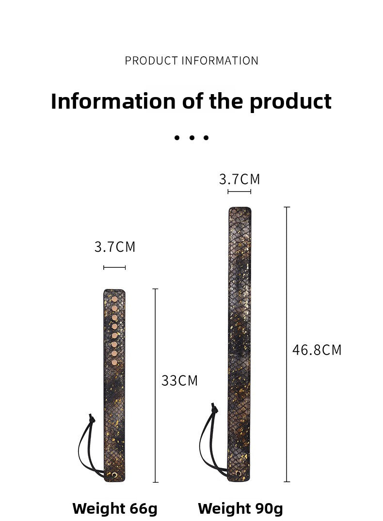 Sex Toys SM Props Rivet Dragon Bone Spanker Couple Training Spanking Abusive Torture Tool Leather Spanker Adult Products