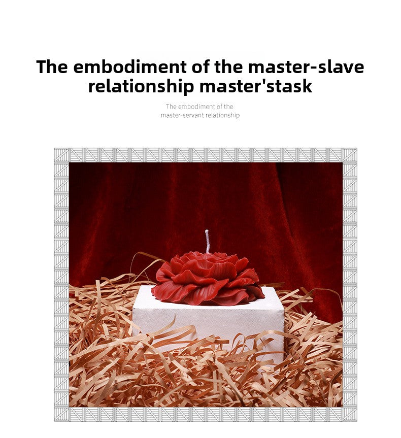 Drip Wax SM Props Peony Flower Low-Temperature Candle Couple SM Training Fun Candle Alternative Adult Products