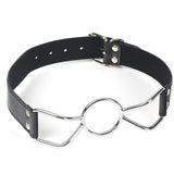 SM Sex Toys Forced Mouth Opening Iron Ring Mouth Gag SM Deep Throat Mouth Plug Alternative Sex Props Adult Sex Toys