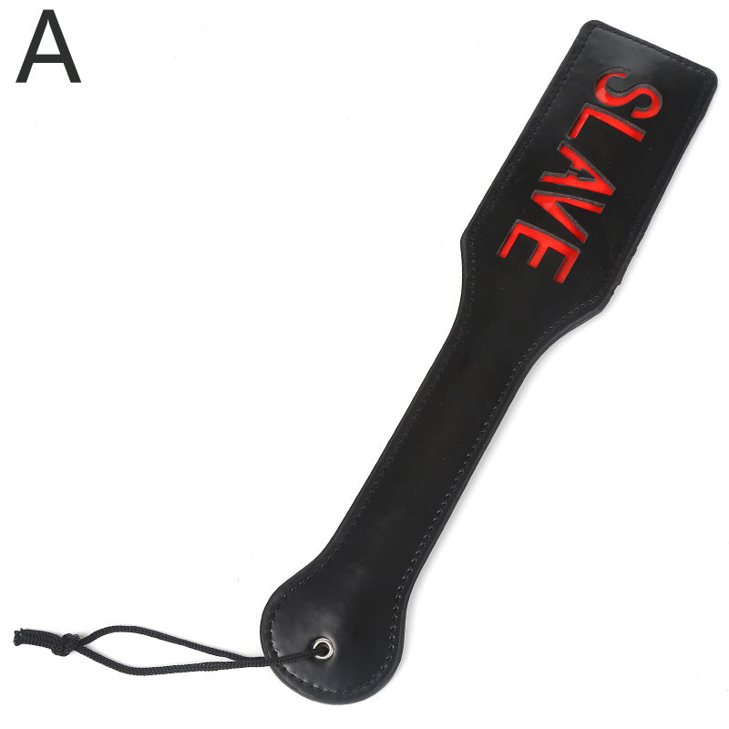 Adult Sex Toys SM Props XOXO Leather Letter Spanker SP Punishment Training Sex Discipline Ruler Manufacturer