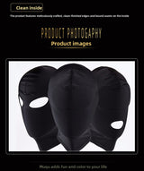SM Adult Sex Toys Elastic Fabric Open Mouth Open Eyes Full Head Cover Face Mask Flirting Alternative Toys