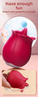 Rose Tongue Licking Vibrator Female Masturbator Orgasm Adult Toy Vibrator