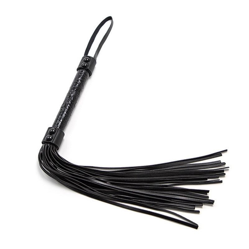 Hot Selling SM Prop Whip PU Leather Diamond Pattern Erotic Whip Sex Training SP Torture Tool Tassel Whip