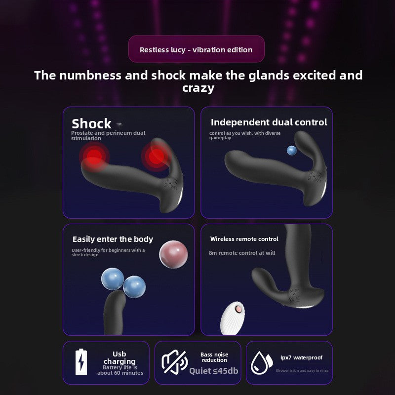 Remote Control Prostate Massager Adult Sex Toys Male Backcourt Vibrator Sex Toys