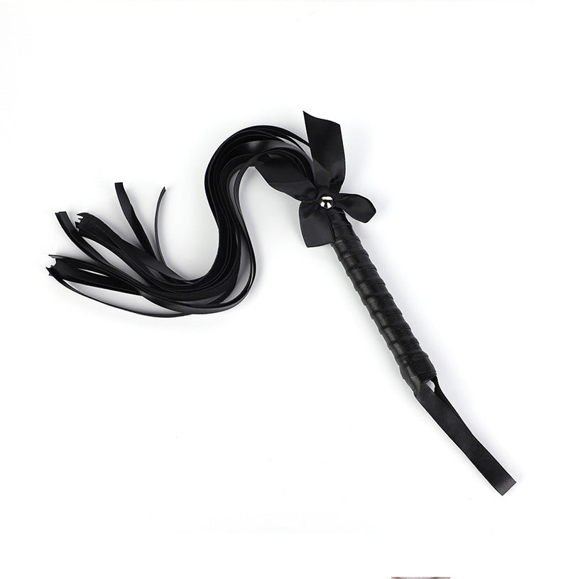 SM Props PVC Erotic Whip Training Punishment Bowknot Erotic Whip Alternative