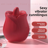 Rose Tongue Licking Vibrator Female Masturbator Orgasm Adult Toy Vibrator