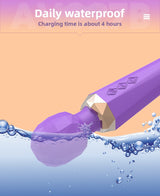 Cross-border crystal vibrator adult AV massage stick sex toys