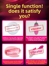 Locking Semen Ring Double Ring Three-Point Unisex Masturbator Silicone Insertable Vibrating Ring